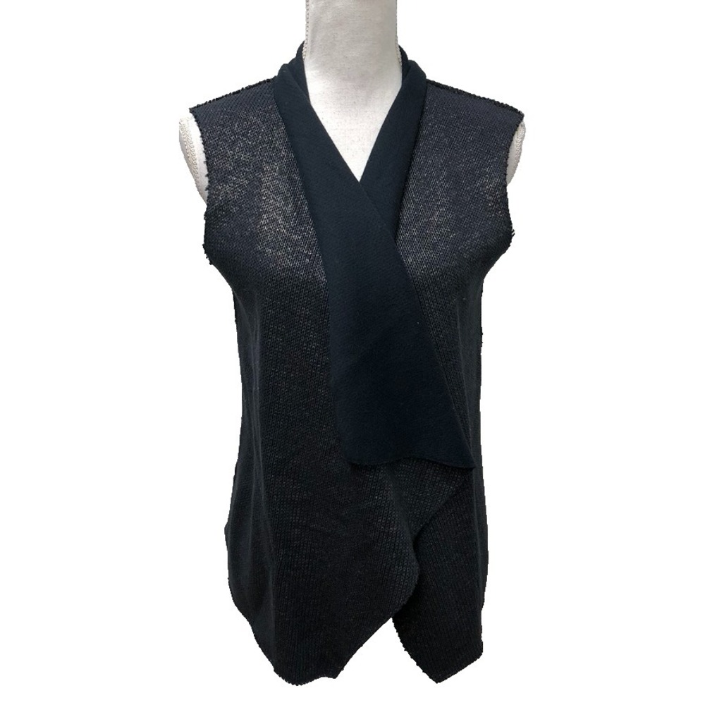 Majestic Filatures Sweater Vest Womens 1 Small Blue Silver Whimsigoth Teacher